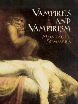 cover image of Vampires and Vampirism